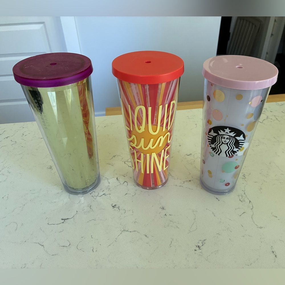 Bundle of 3 Starbucks Tumblers